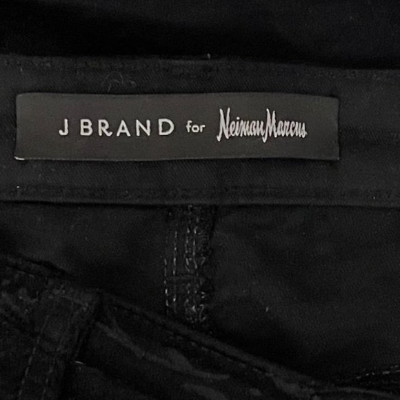 J Brand For Neiman Marcus Velvet Brocade Black Fleur Pants - Picture 5 of 10